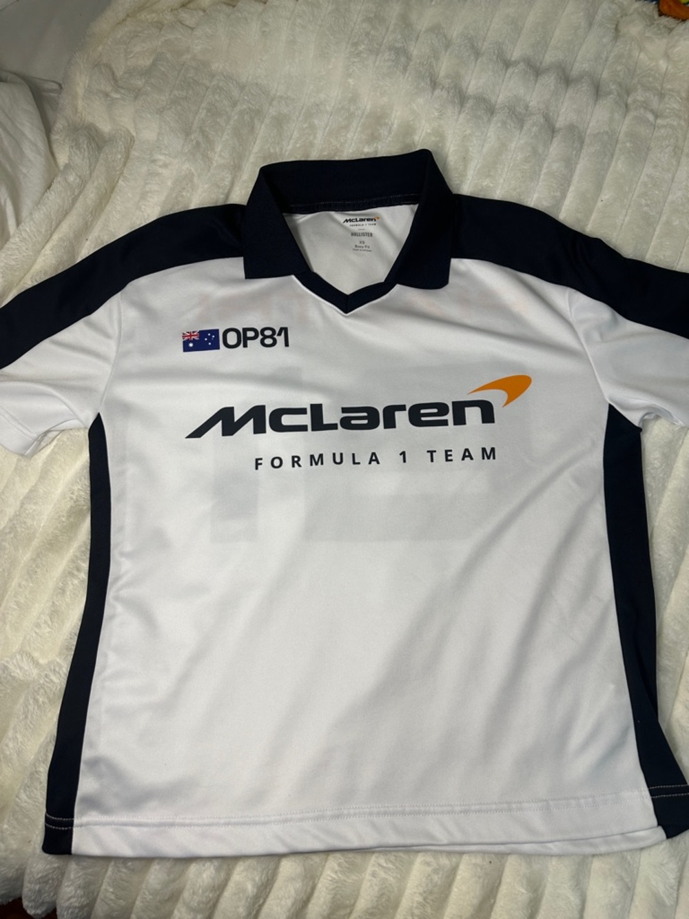 White & Black Formula 1 Team Polo Shirt